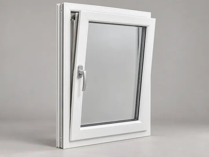 Aluplast IDEAL 4000 white uPVC tilt-and-turn window