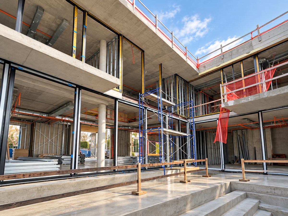 Schüco ASE 60 lift-and-slide door frames installed across the ground floor of the Malba residence