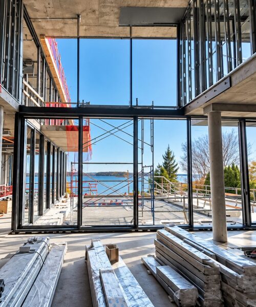 Schüco ASE 60 Lift-and-Slide Doors with TipTronic — Malba, Queens, NY