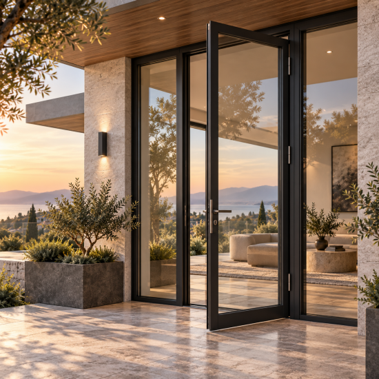 Aluminum Casement Doors