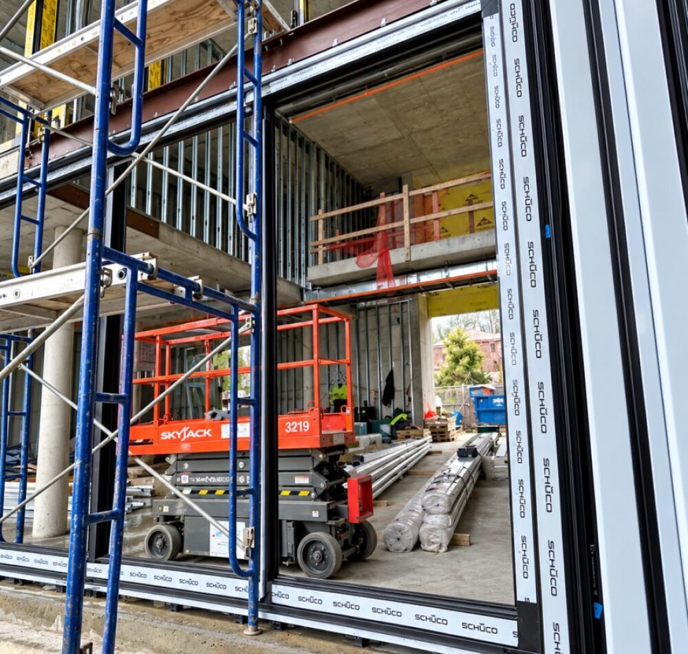 Schüco ASE 60 Lift-and-Slide Doors with TipTronic — Malba, Queens, NY